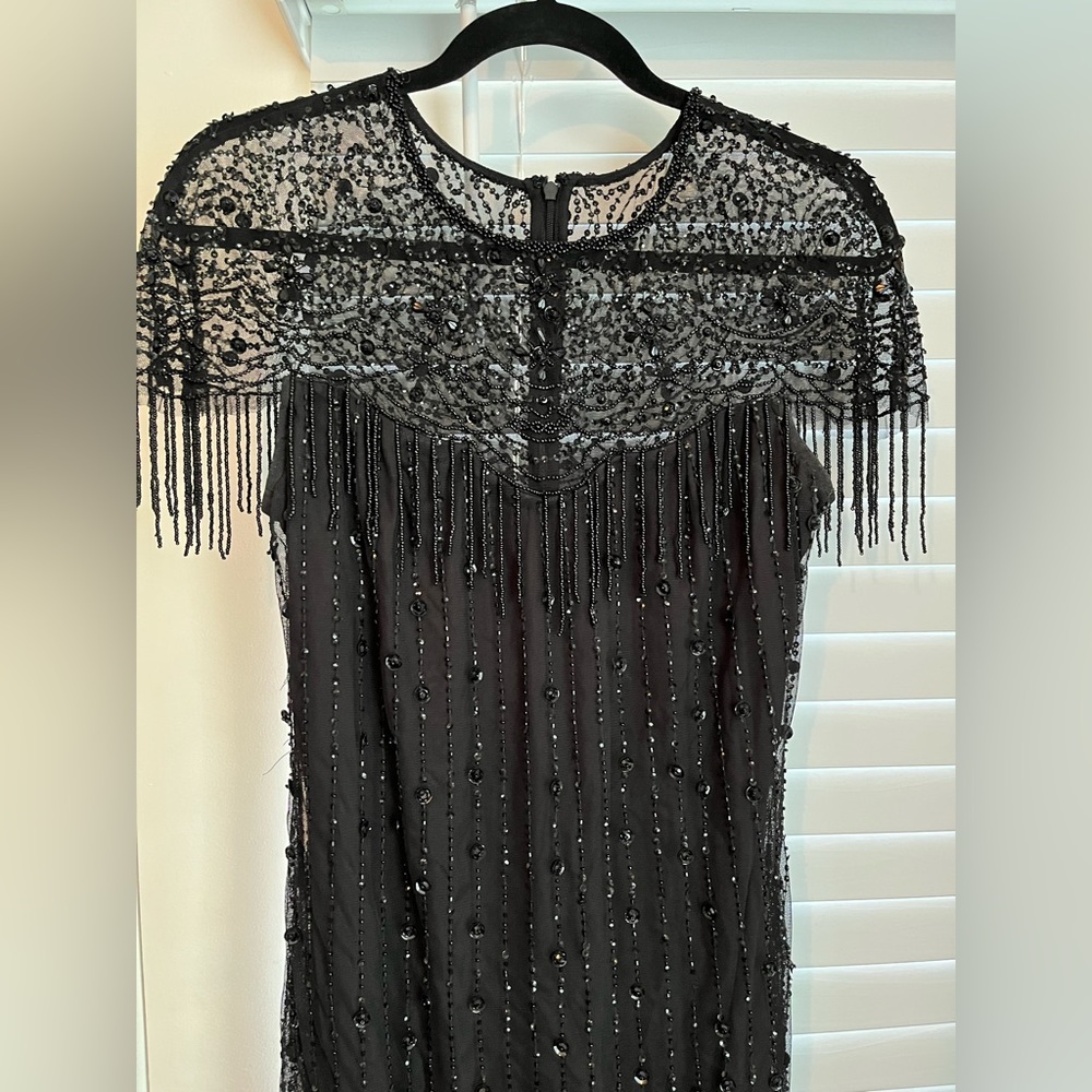 JC Collection Embroidered beaded Dress Size 2